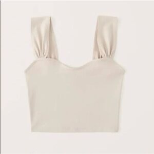 Abercrombie and Fitch Sweatheart Crop Top